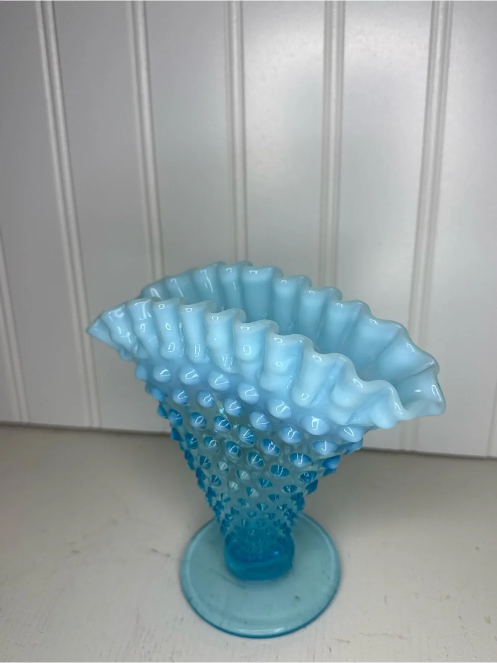 Vintage Fenton Blue Opalescent 6